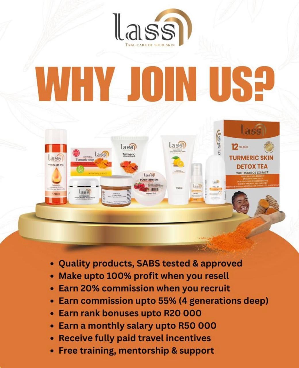 Lass skincare product and collection information